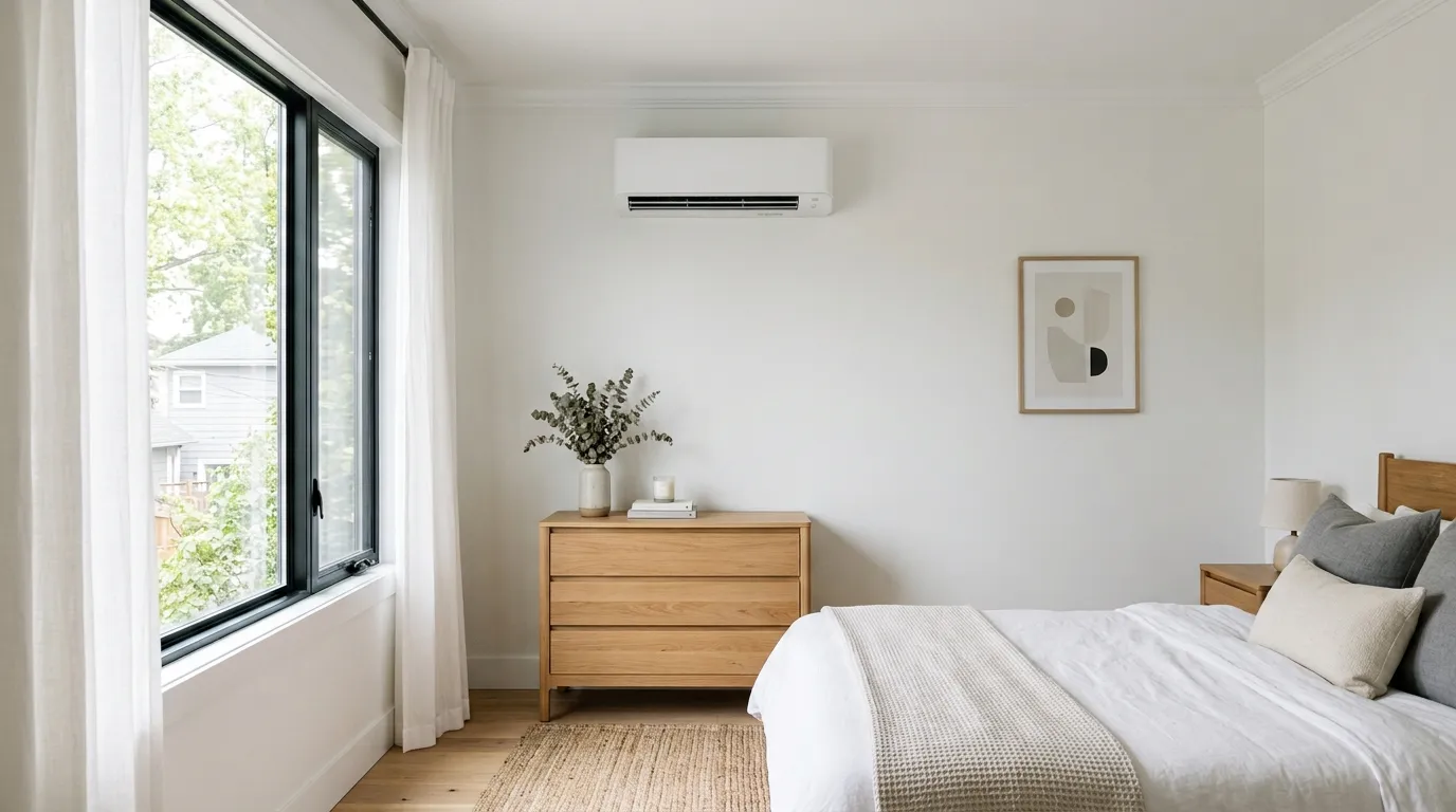 Mini-Split Air Conditioners — in a home
