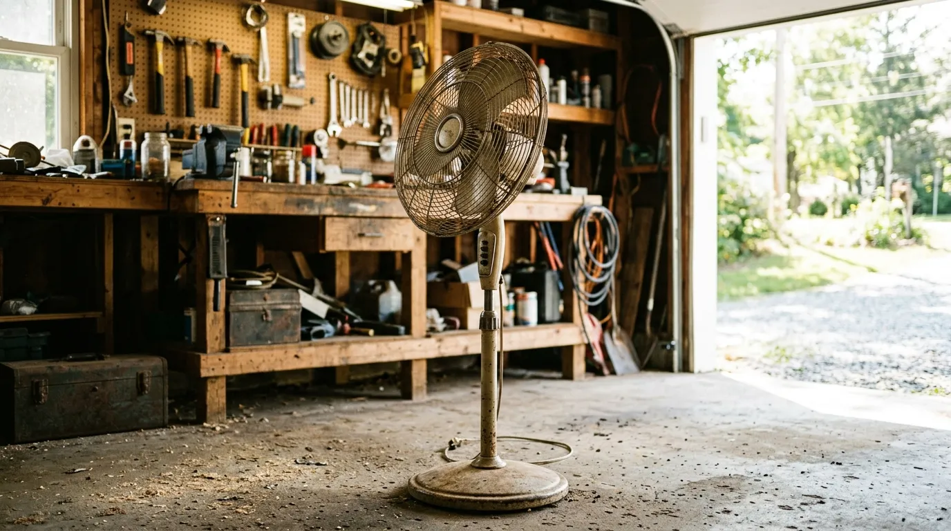 Pedestal Fans — in a home