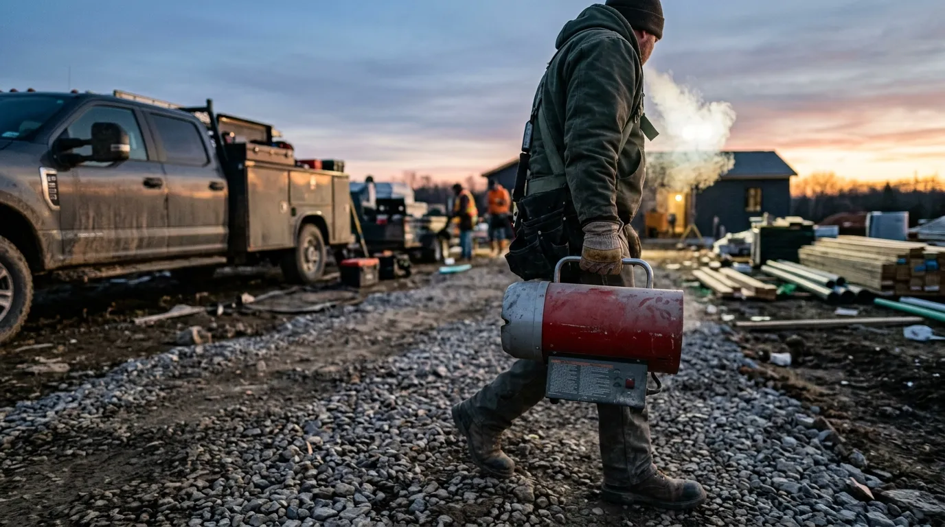 Best Propane Heaters for Camping & Job Sites — in a home