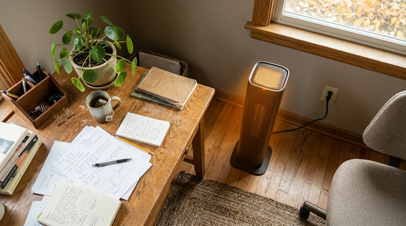 Tower Heaters — in a home