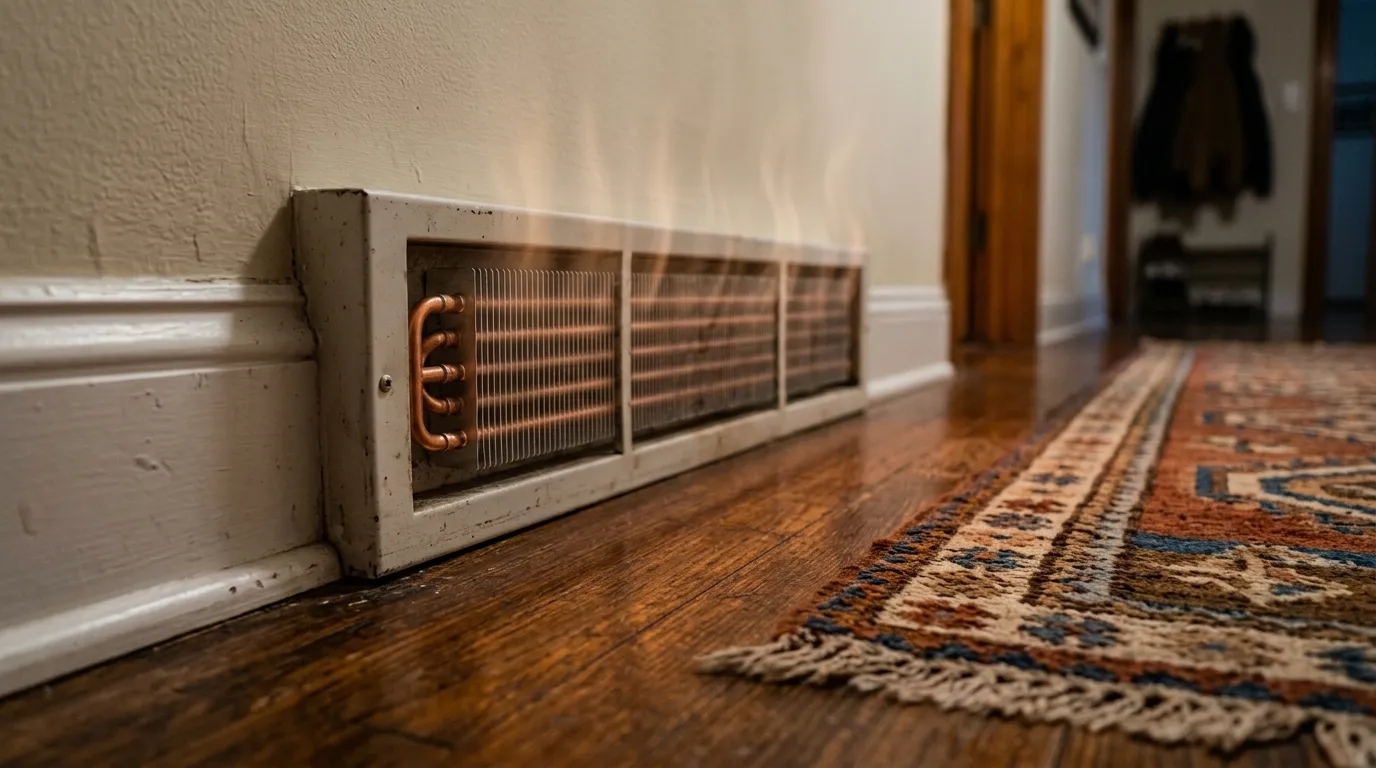 Wall & Baseboard Heaters — in a home