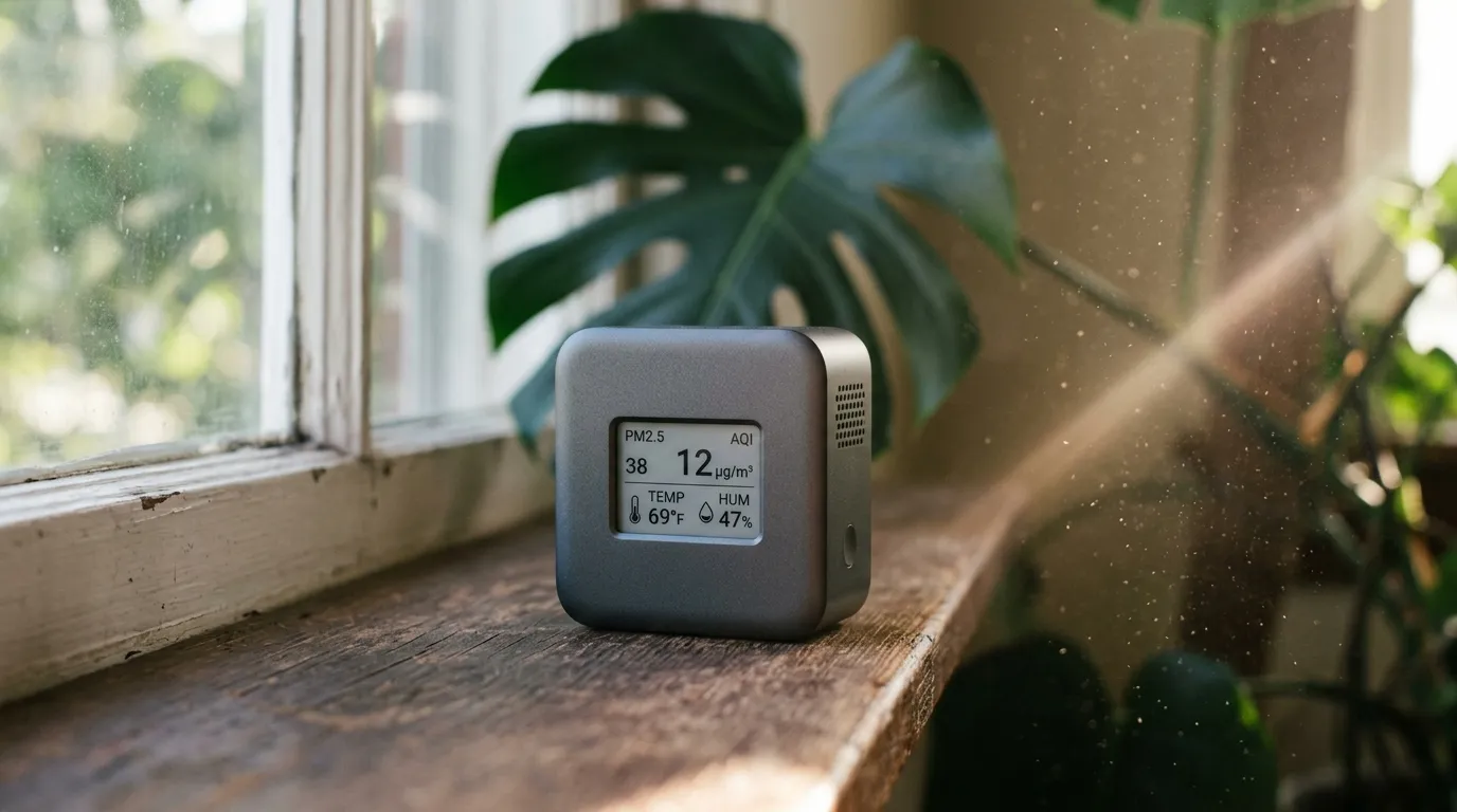 Air Quality Monitors — in a home