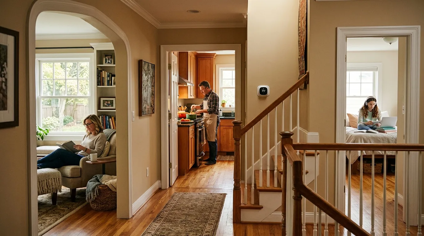Best Smart Thermostats for Multi-Zone Homes — in a home