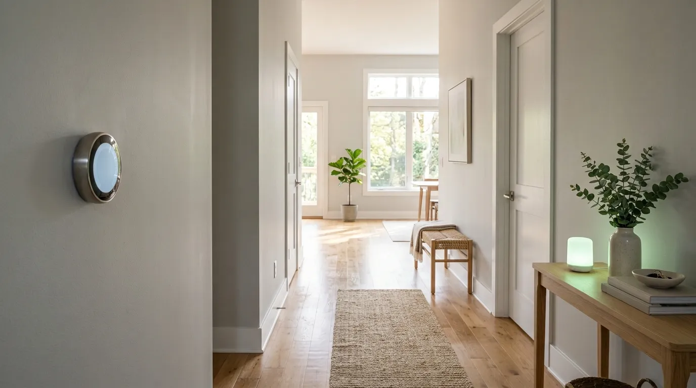 Smart home climate control devices — in a home